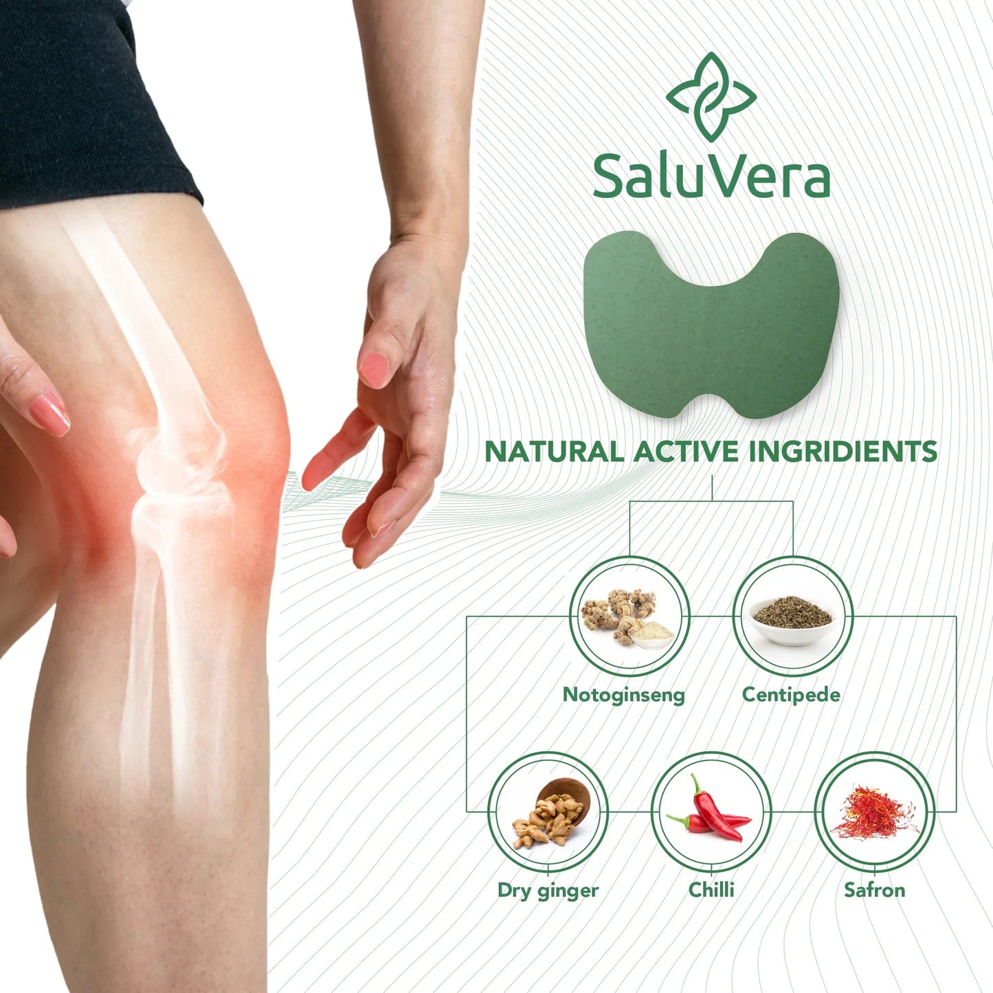 Herbal Knee Pain Relief Patches