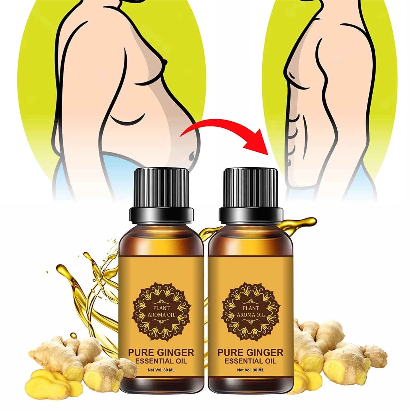 BELLY DRAINAGE GINGER OIL