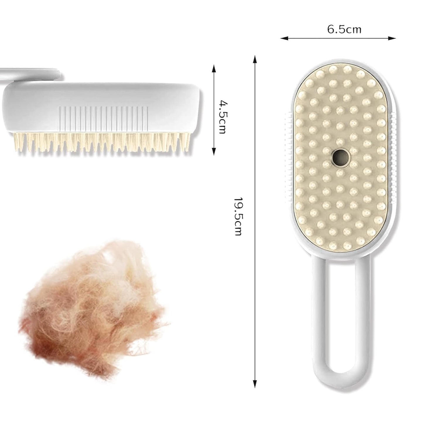 3 in 1 Pet Hair Removal Steam Comb, Perfect for Both Cats & Dogs 🐶🐱